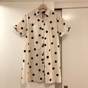 Who What Wear Polka Dot Dress